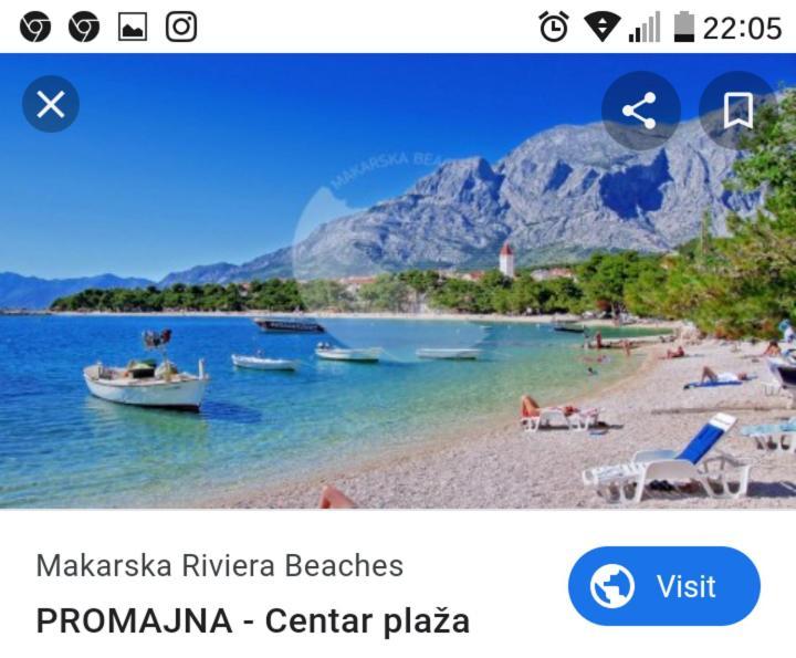 Top Studio 9 Makarska Rivijera Promajna Exterior photo